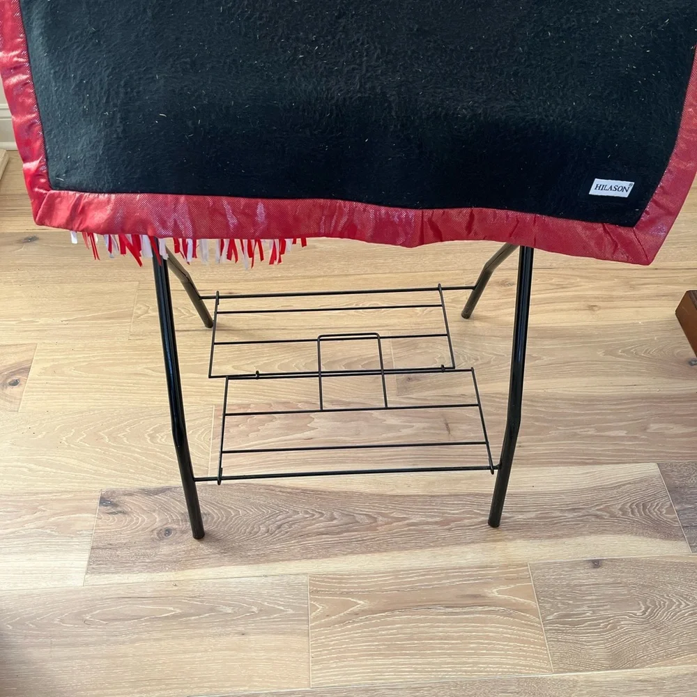New custom made holiday horse blanket red and green or black and red other side